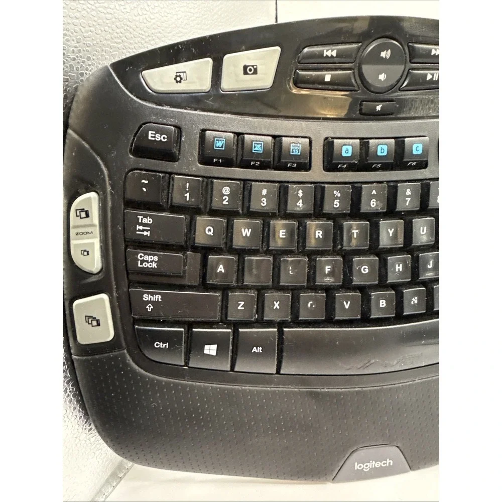 Logitech K350 Wave Wireless Keyboard - No DONGLE/USB Connector EUC